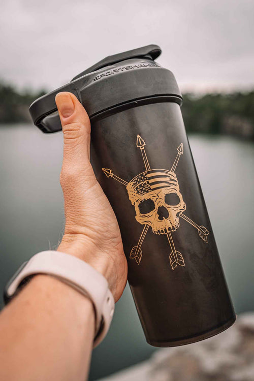 26 oz Shaker Bottle with Fixed Mixer - My Love for Fitness