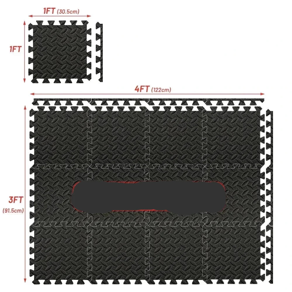 4-20 Pcs Exercise Mats Home Gym Flooring Solution - My Love for Fitness