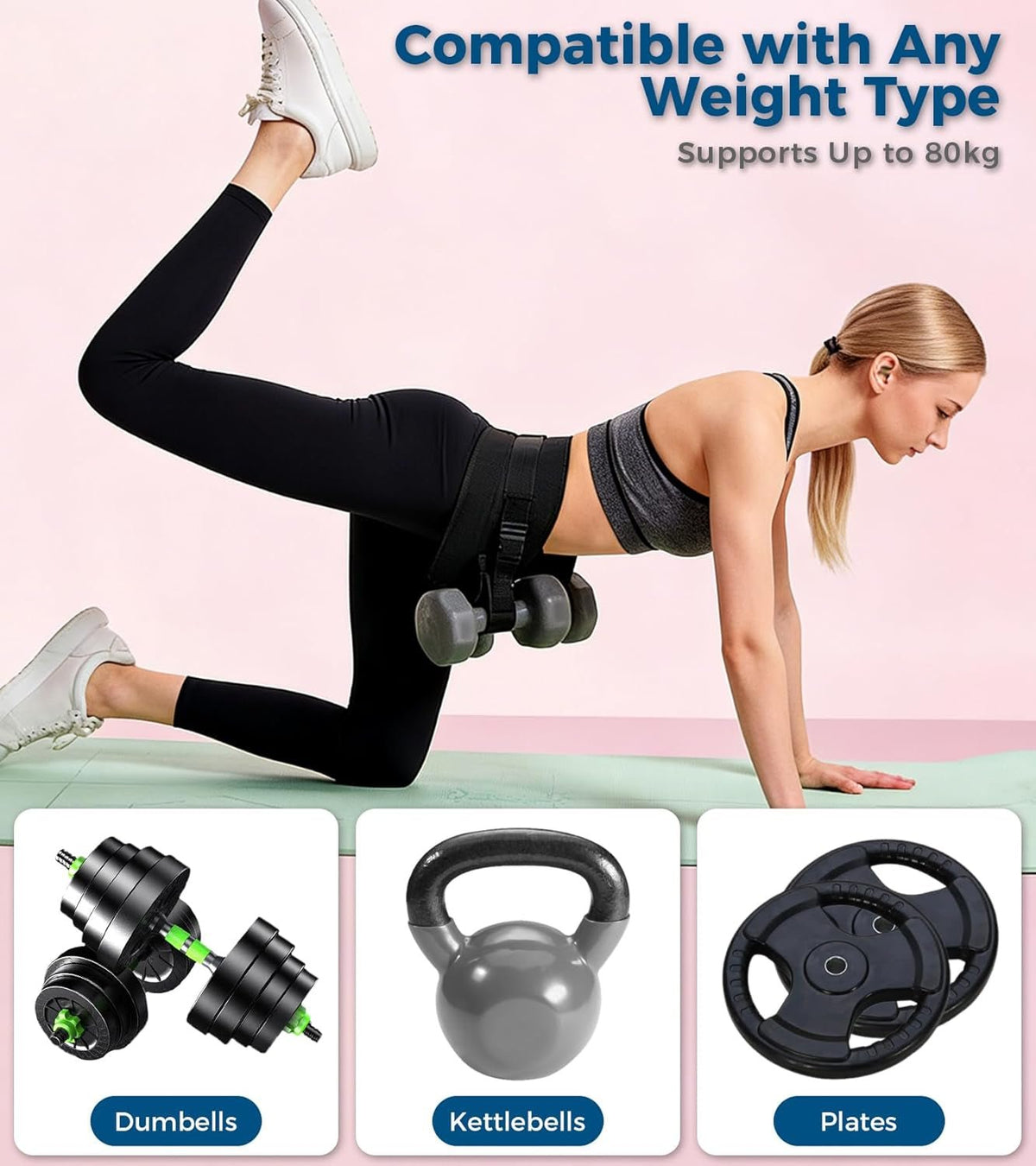 Adjustable Hip Thrust Belt - My Love for Fitness