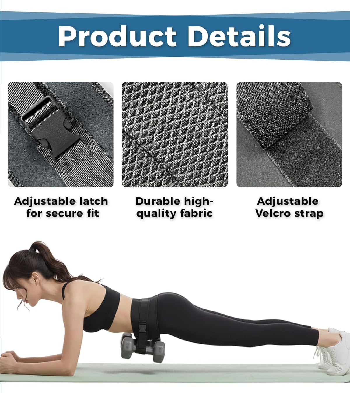 Adjustable Hip Thrust Belt - My Love for Fitness