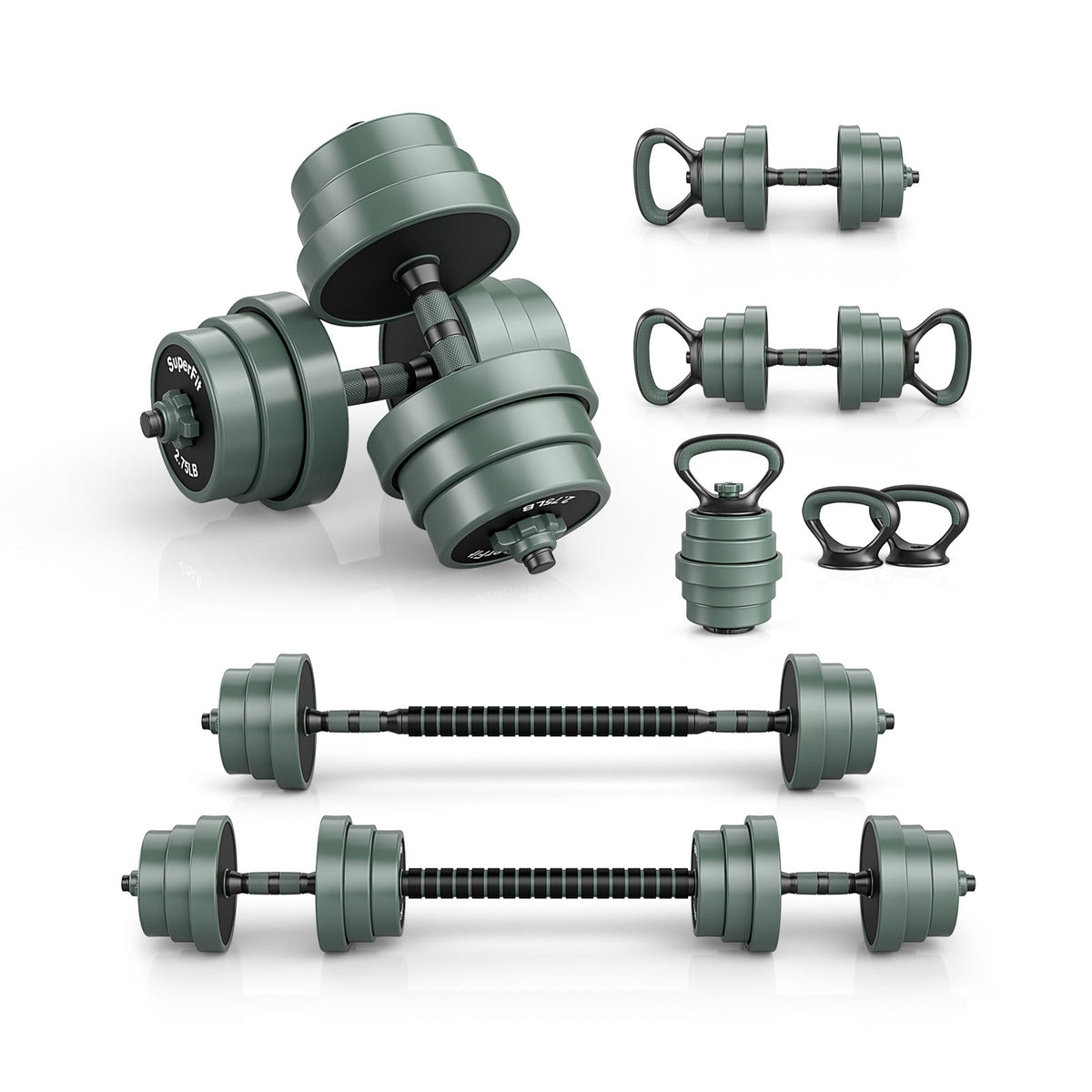 Adjustable Weight Dumbbell Set with Connector - My Love for Fitness