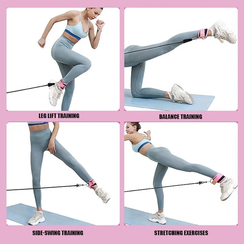 Ankle Straps Resistance Band Set - My Love for Fitness