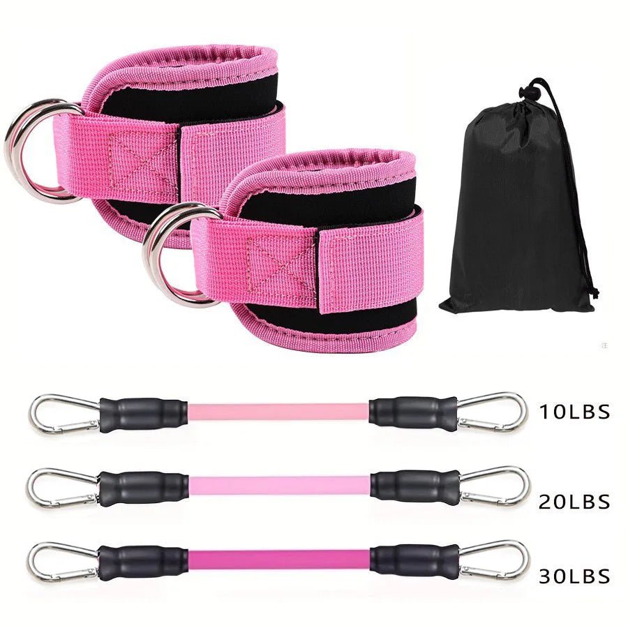 Ankle Straps Resistance Band Set - My Love for Fitness