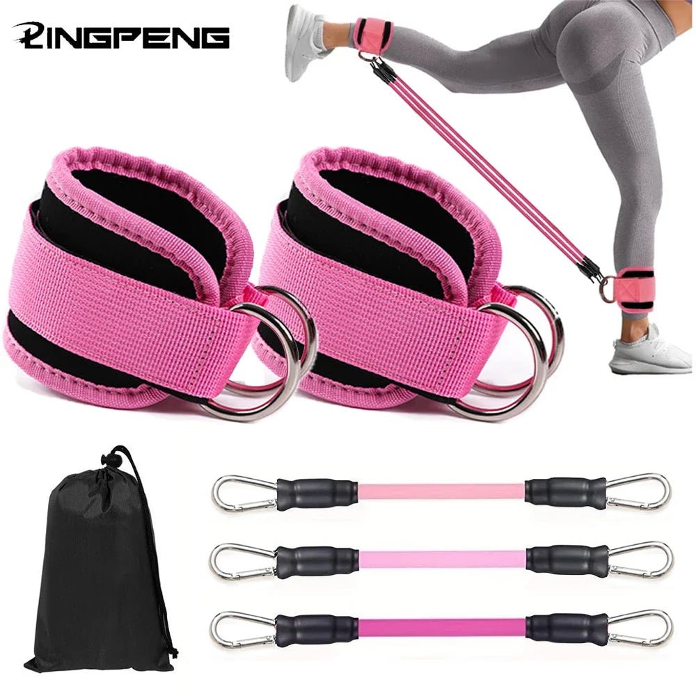 Ankle Straps Resistance Band Set - My Love for Fitness