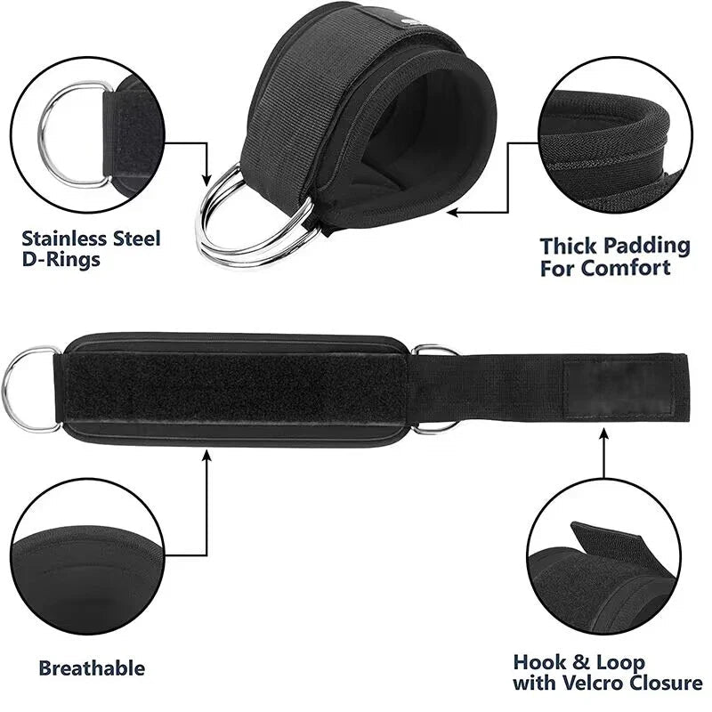 Ankle Straps Resistance Band Set - My Love for Fitness
