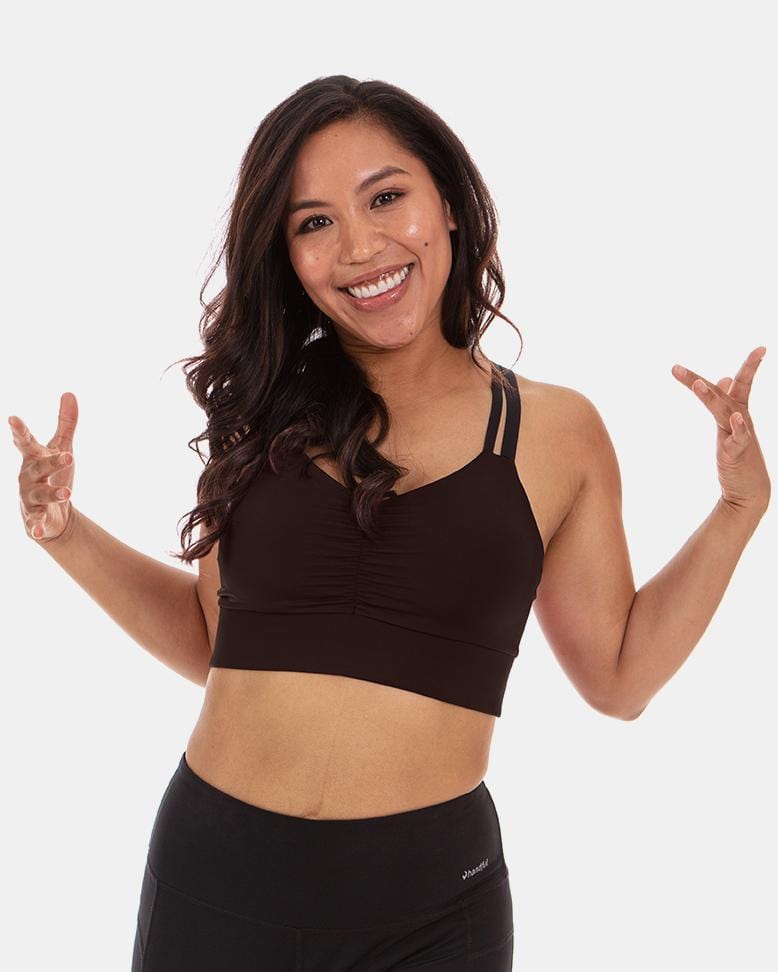 Double Down Bra – Booya Black - My Love for Fitness