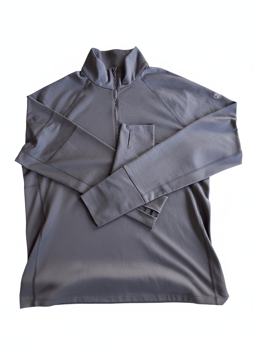 Foudy Mid-Weight Long Sleeve ½ Zip Top - My Love for Fitness