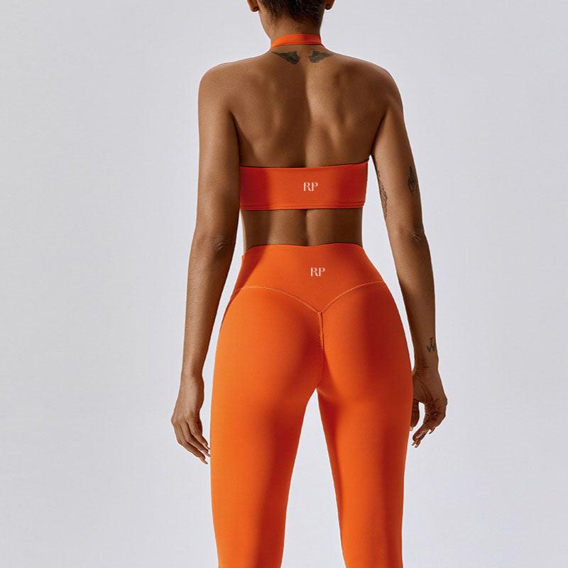 Halter Ruched Bra - My Love for Fitness