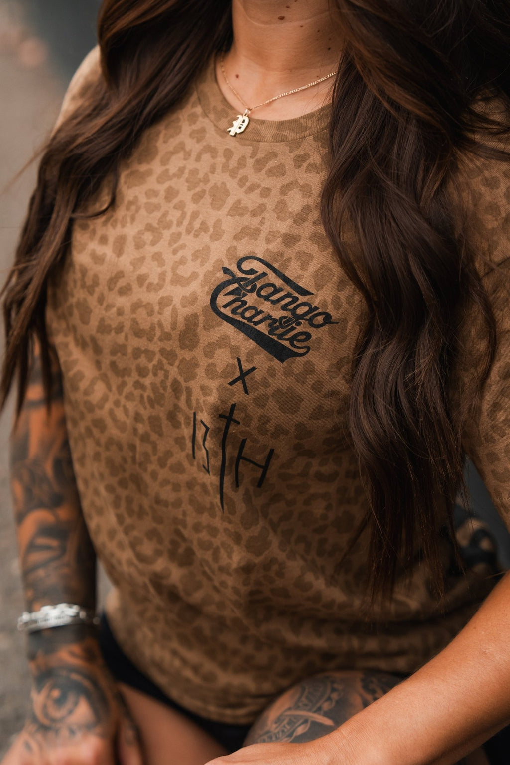 Lift Heavy. Pray Hard. Chestnut Leopard Unisex Tee - My Love for Fitness