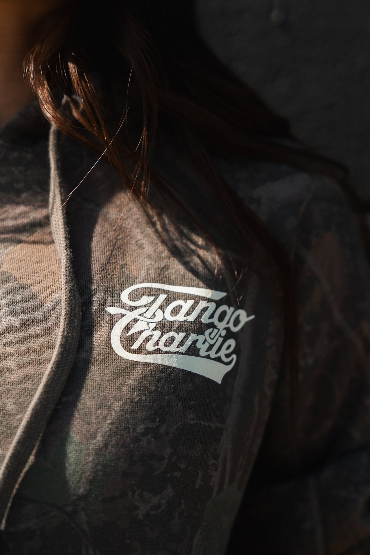 Lift Heavy. Trust God. Darkwood Camo Hoodie - My Love for Fitness