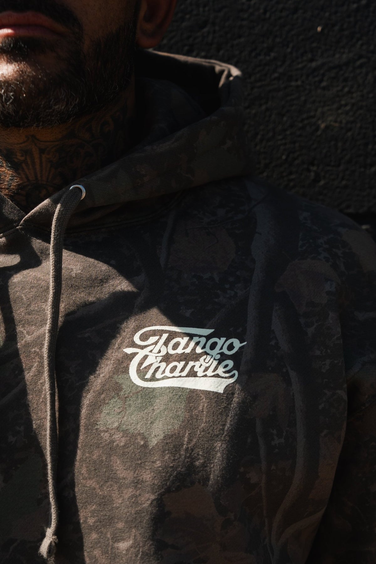 Lift Heavy. Trust God. Darkwood Camo Hoodie - My Love for Fitness