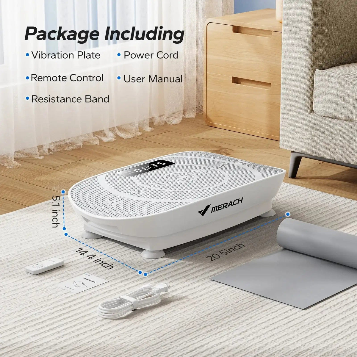 MERACH Vibration Plate CV30 - My Love for Fitness