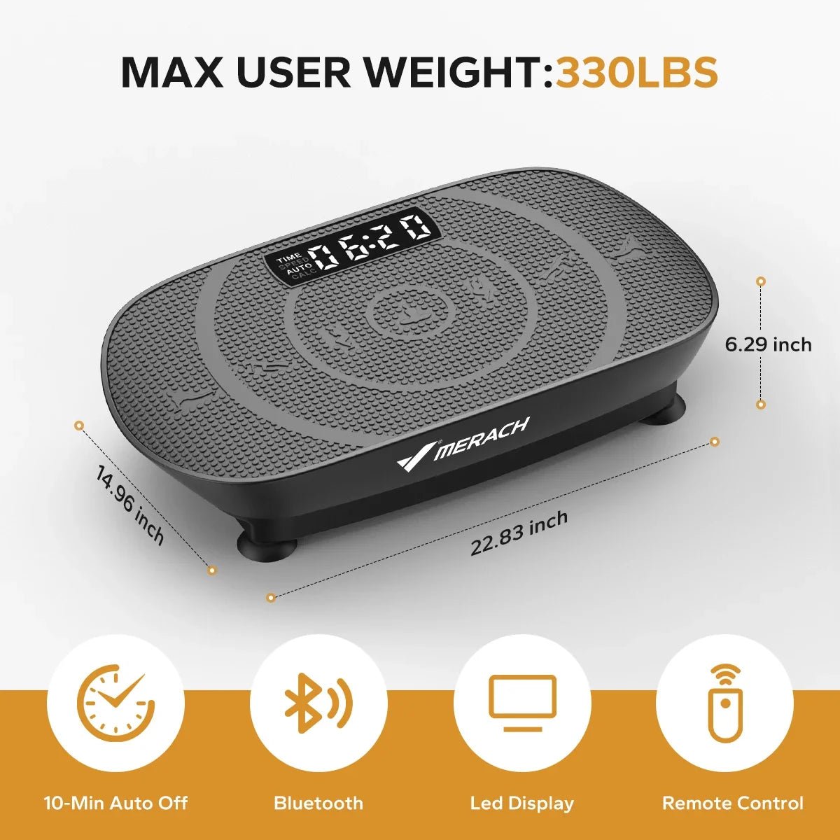 MERACH Vibration Plate CV30 - My Love for Fitness