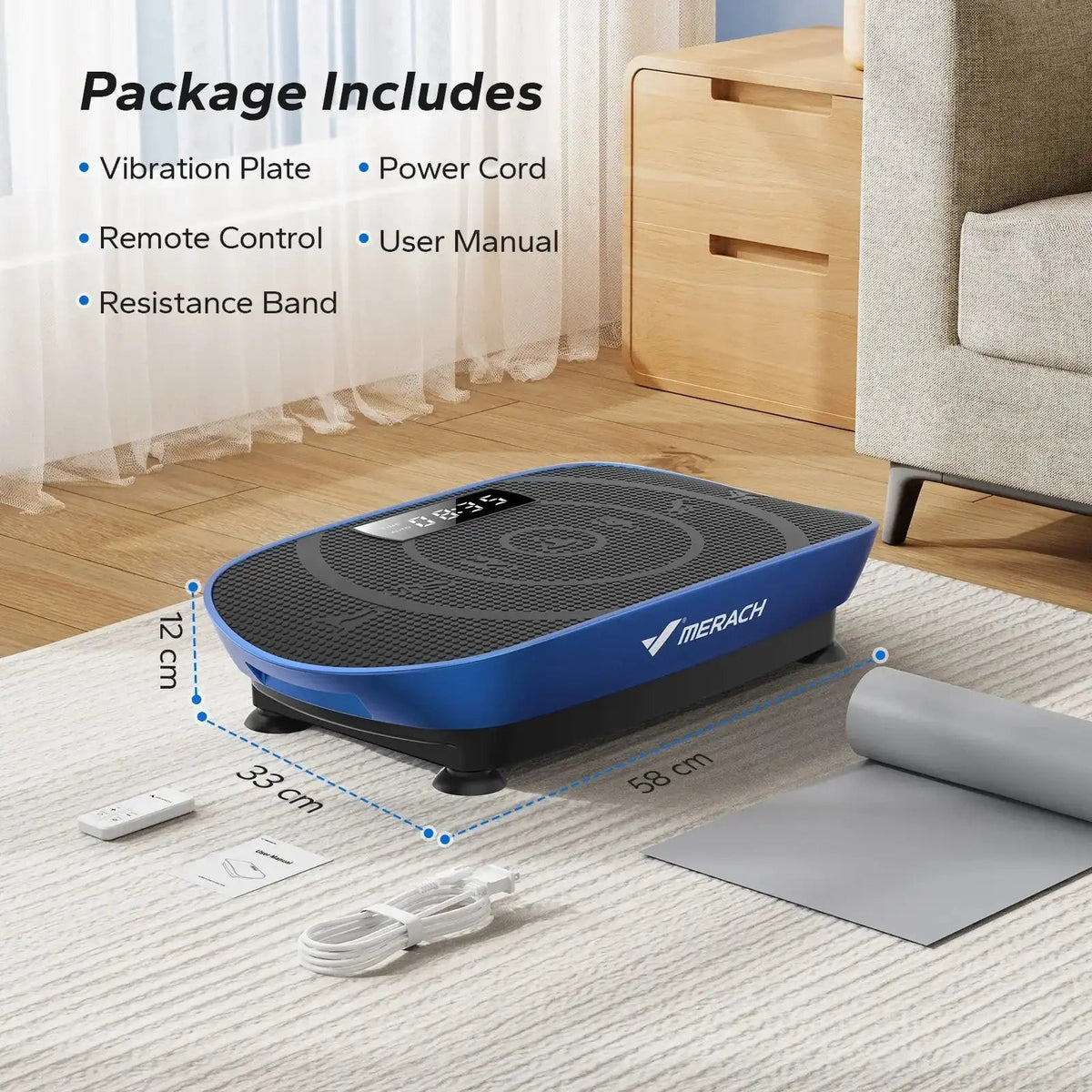 MERACH Vibration Plate CV30 - My Love for Fitness