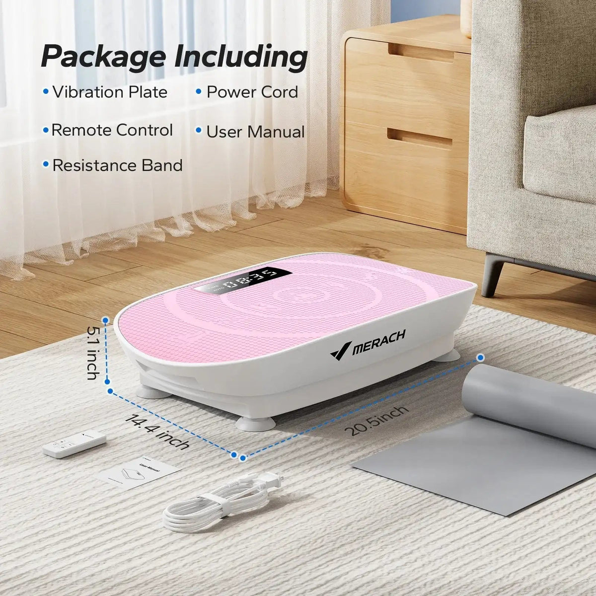 MERACH Vibration Plate CV30 - My Love for Fitness