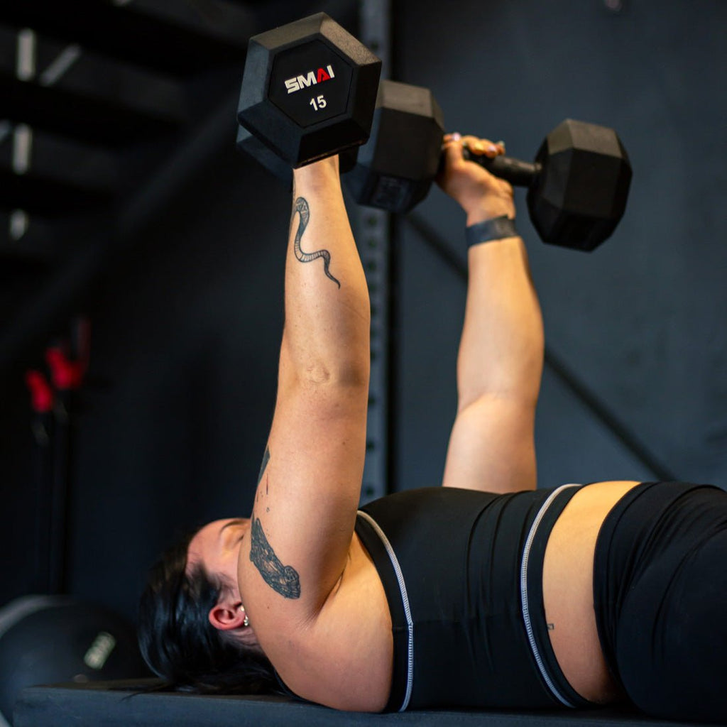 Rubber Hex Dumbbells (Pair) - My Love for Fitness