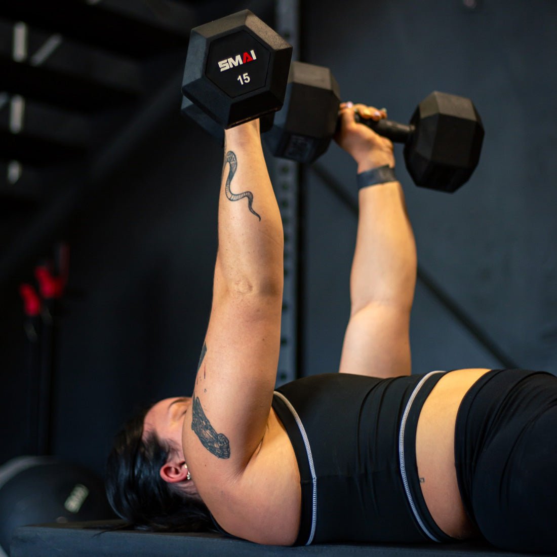 Rubber Hex Dumbbells (Pair) - My Love for Fitness