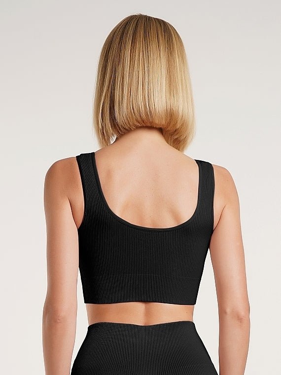 Seamless Ribbed Top - My Love for Fitness