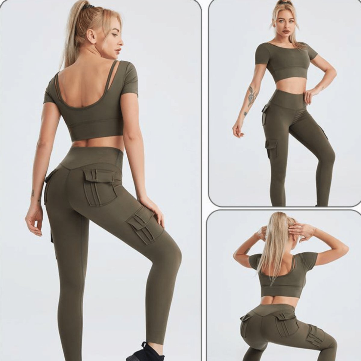 Sgt Crop Top - My Love for Fitness