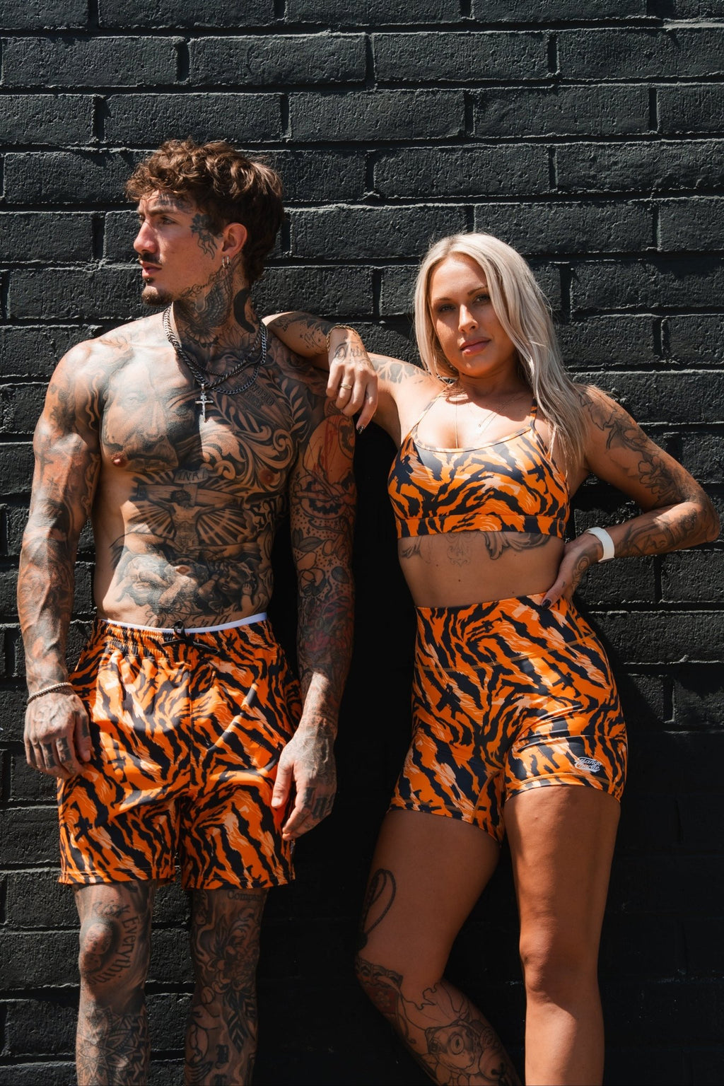 Tiger Snipe High-Waisted Women’s Training Shorts - My Love for Fitness