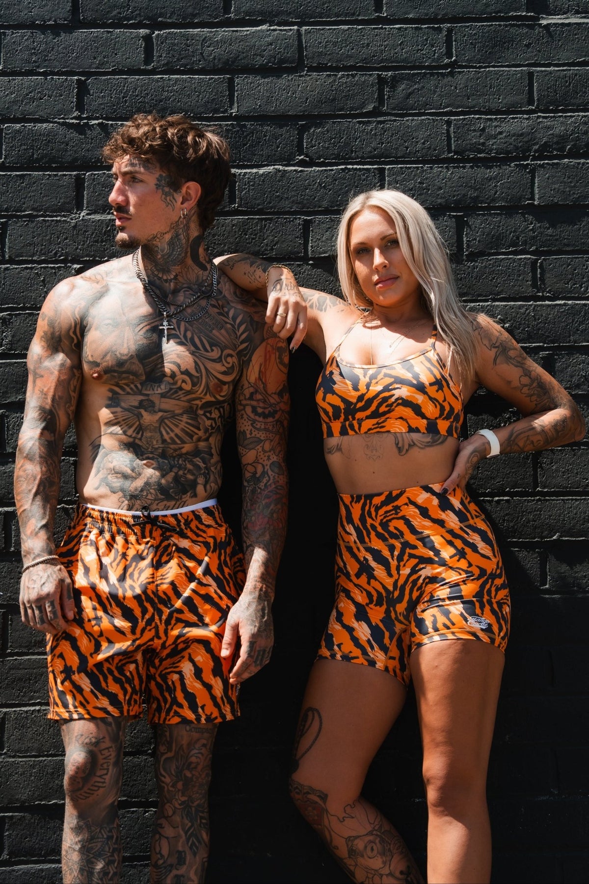 Tiger Snipe High-Waisted Women’s Training Shorts - My Love for Fitness