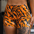 Tiger Snipe high-waisted women’s training shorts