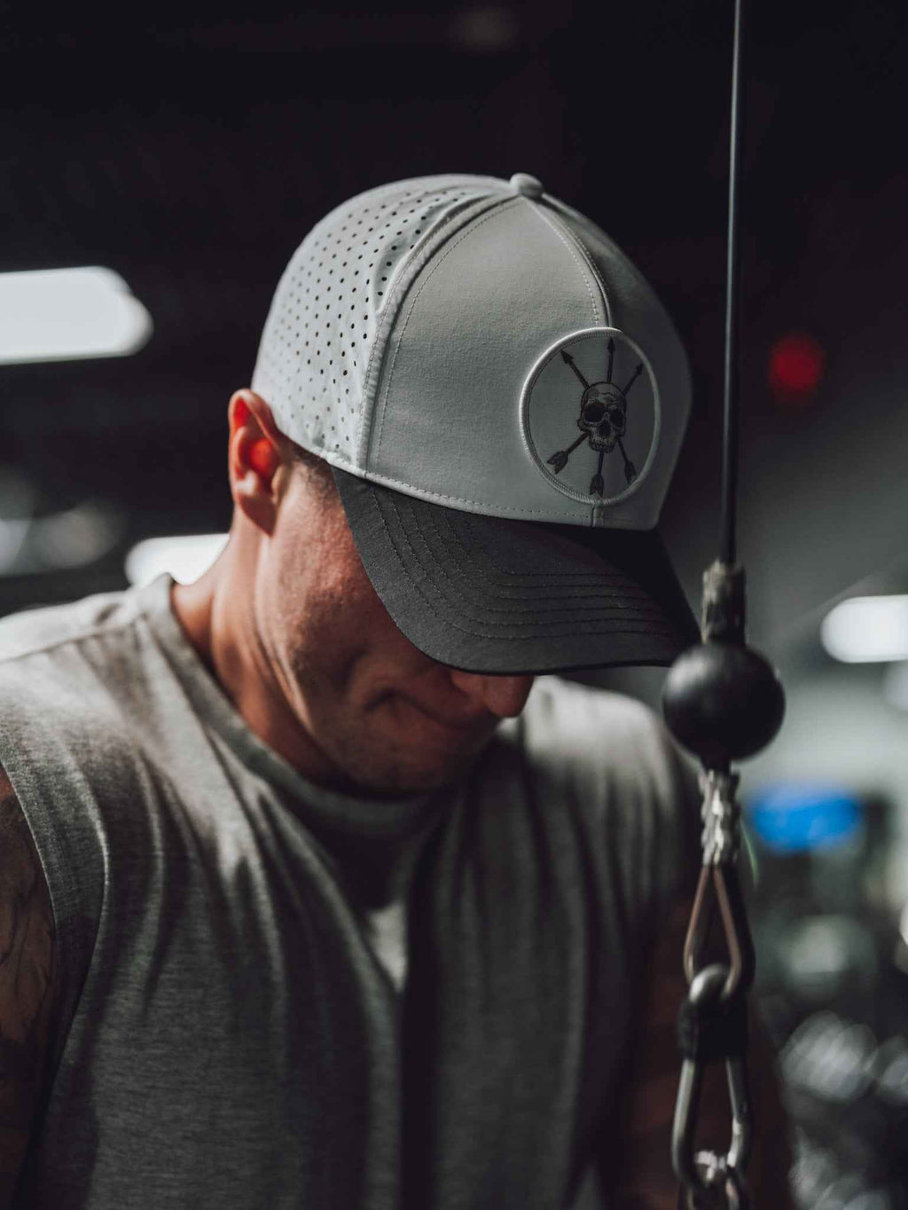 VARSITY CAP : WHITE - My Love for Fitness