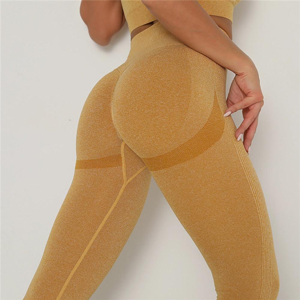 Women's Breathable High-Waist Seamless Leggings - My Love for Fitness