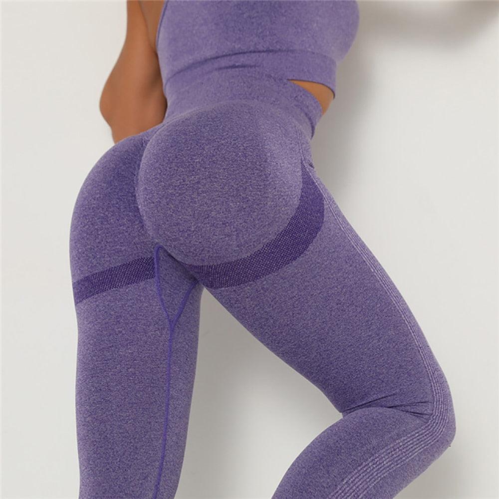 Women's Breathable High-Waist Seamless Leggings - My Love for Fitness