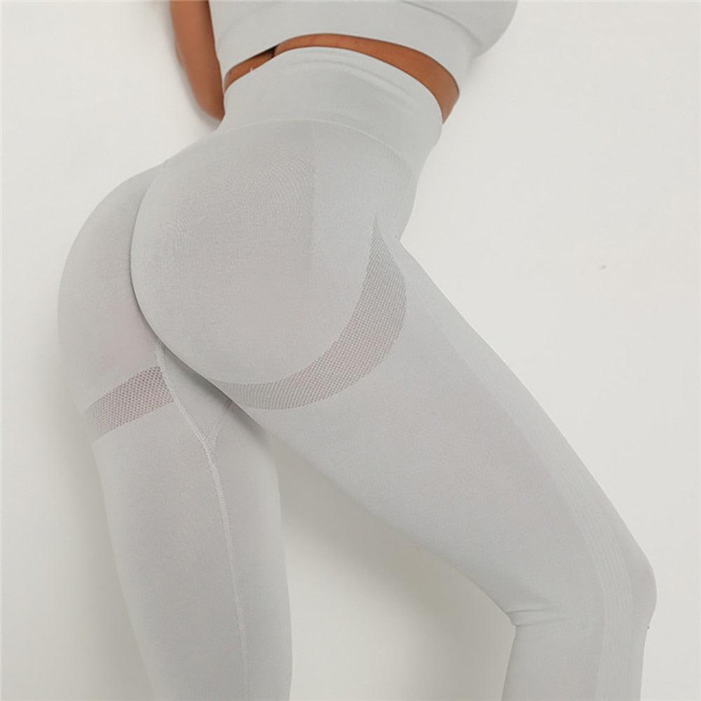 Women's Breathable High-Waist Seamless Leggings - My Love for Fitness