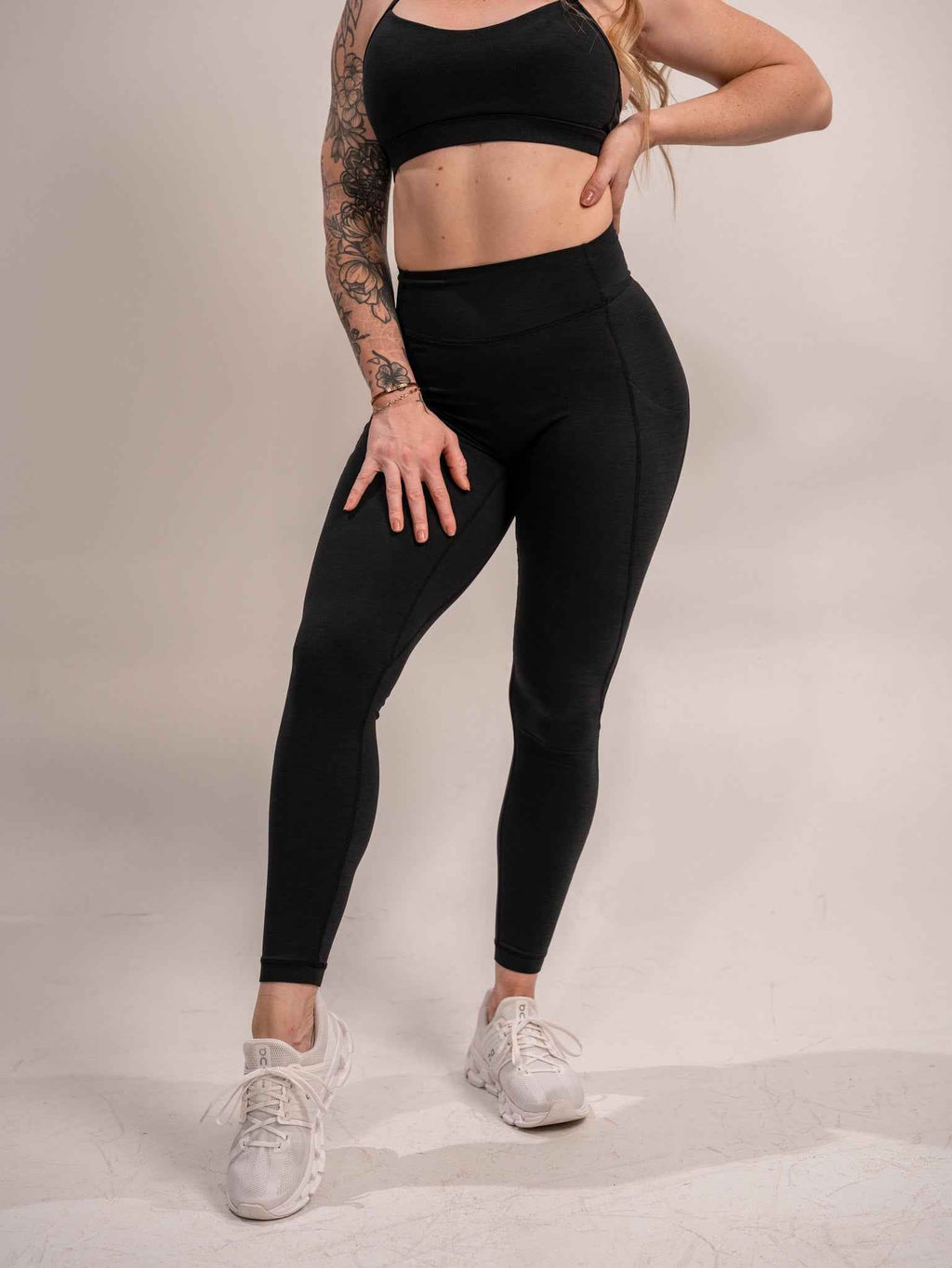 WOMEN'S | DEBUT MEGA-HIGH-RISE LEGGING : BLACK - My Love for Fitness