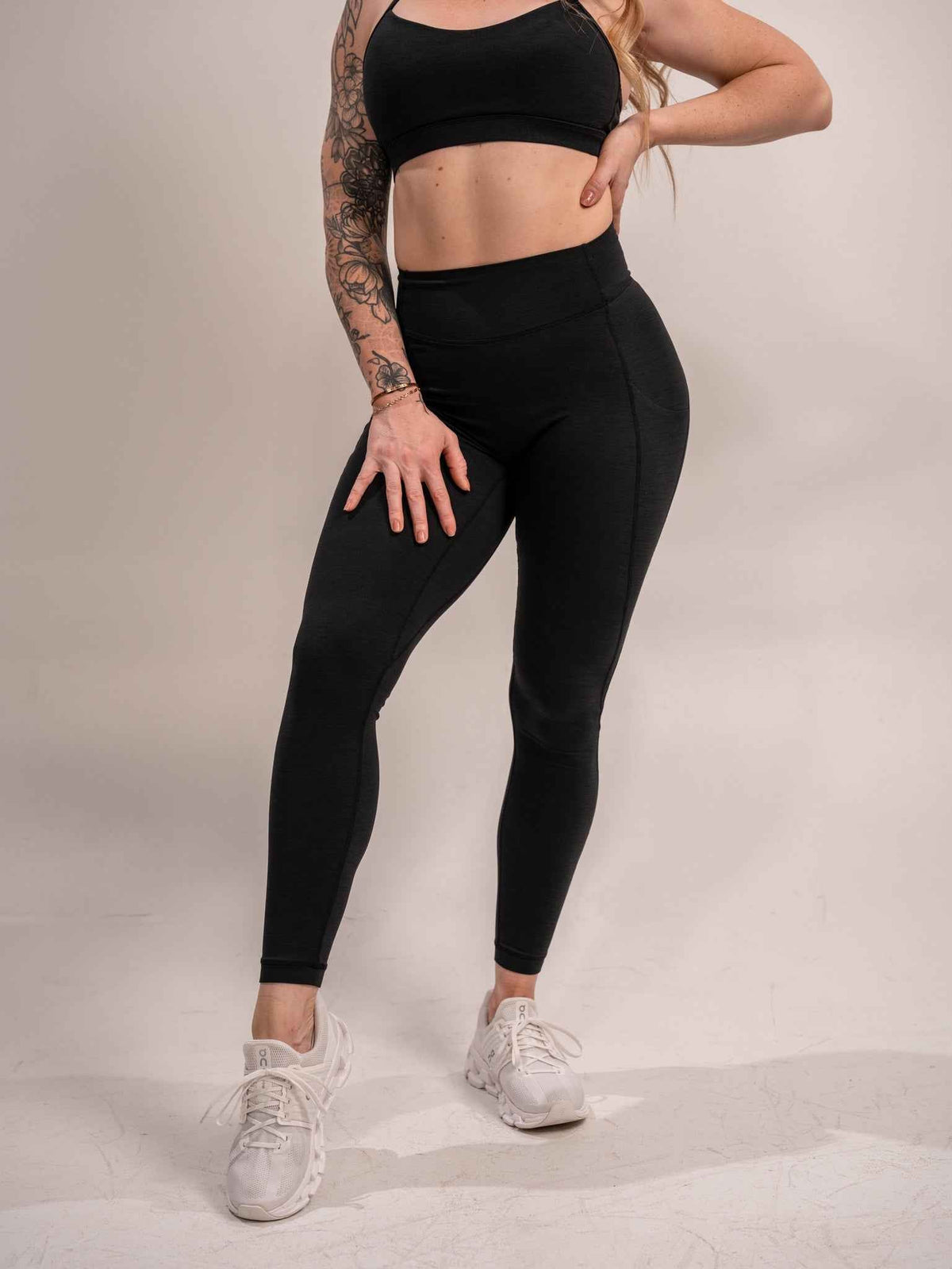 WOMEN'S | DEBUT MEGA-HIGH-RISE LEGGING : BLACK - My Love for Fitness