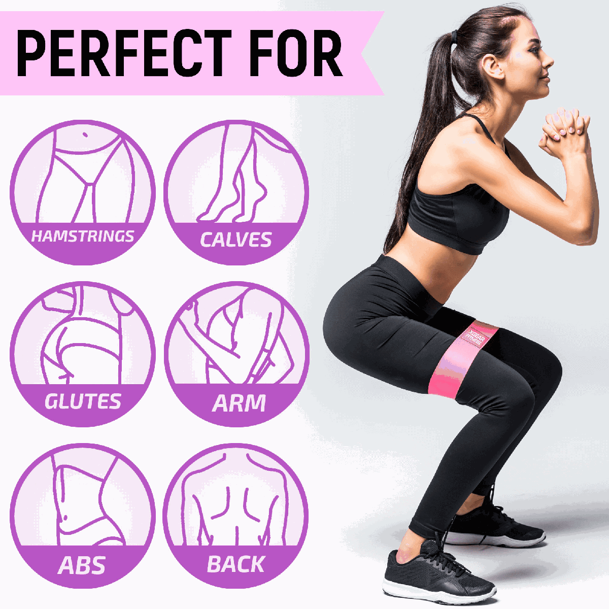 XGear Fitness Booty Bands – Set of 3 - My Love for Fitness